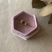 Cargar imagen en el visor de la galería, Aros Luna de Oro 18k