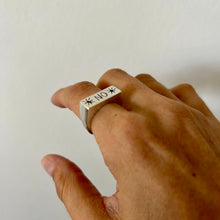 Cargar imagen en el visor de la galería, Anillo Sello &quot;NO&quot;
