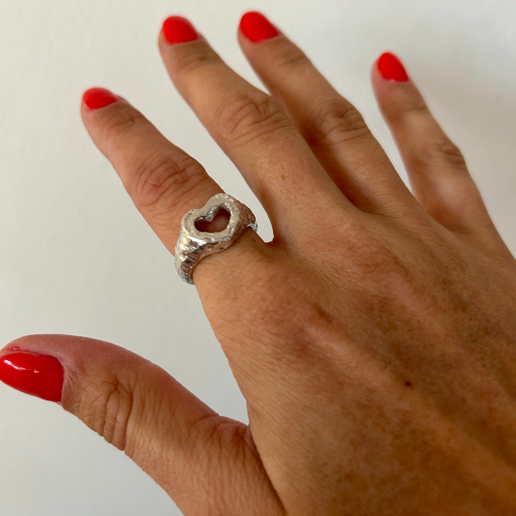 Anillo Corazón Abierto